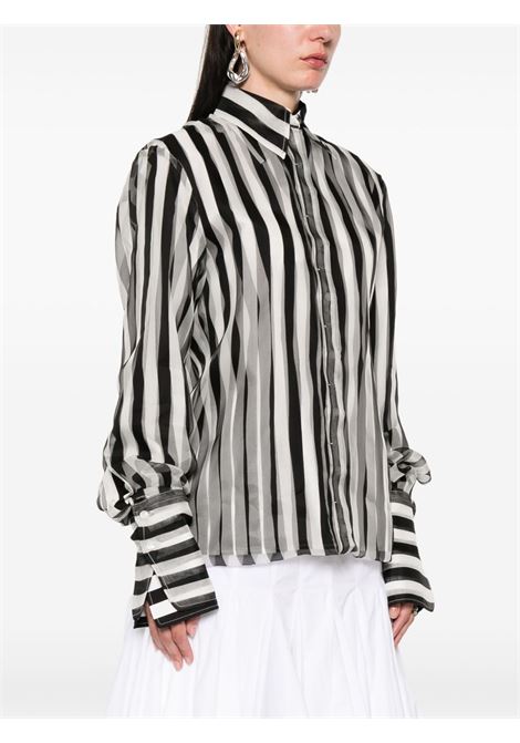 Camicia a righe sumero in ianco e nero Maxmara Sportmax - donna MAXMARA SPORTMAX | 2512111042600003